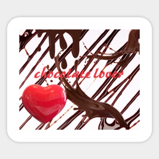 chocolate lover Sticker